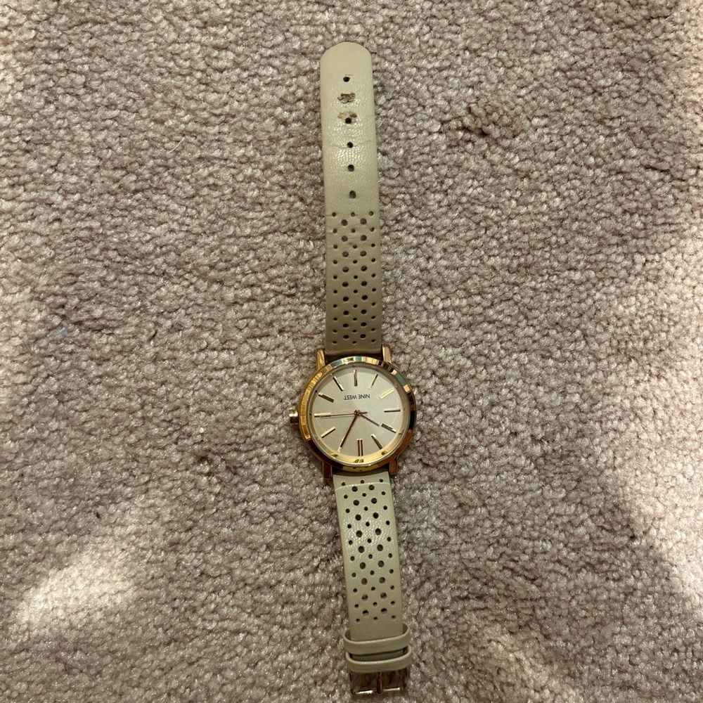 Nine West gold watch